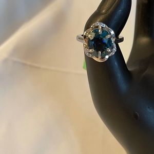 London blue topaz ring